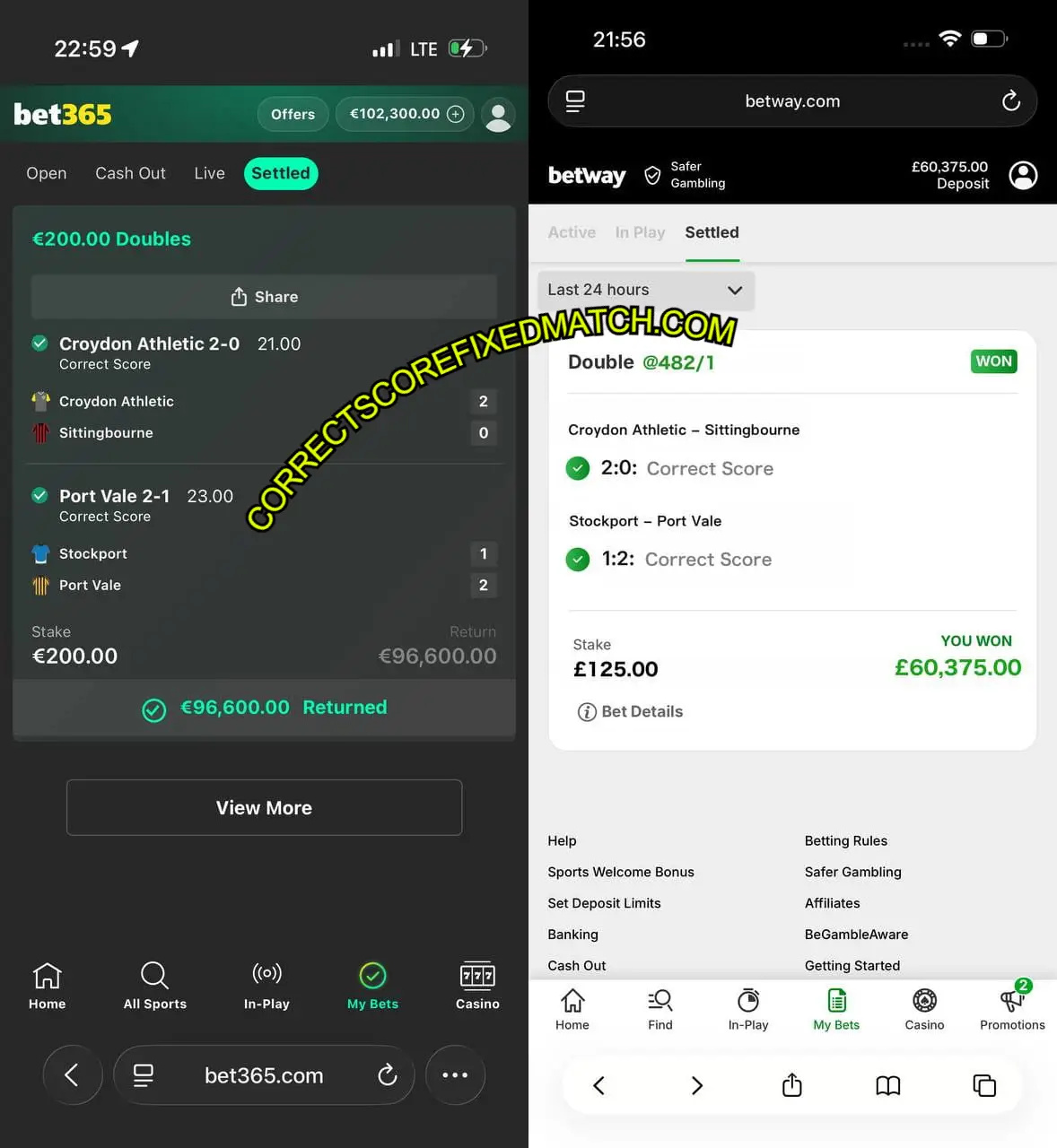 BET365 CORRECT TRUSTED MATCHES PICKS BET365 CORRECT TRUSTED MATCHES PICKS