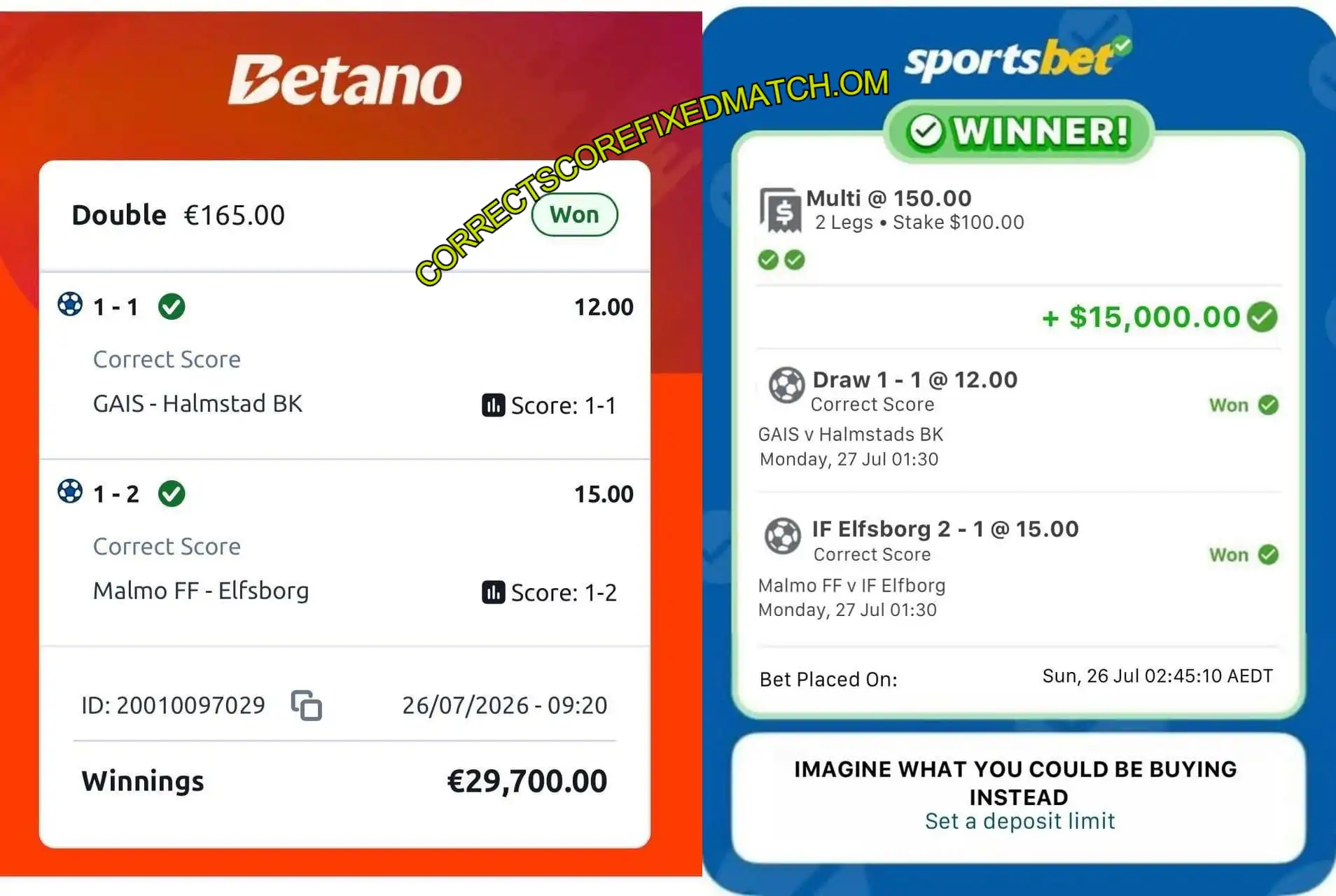 FANDUEL SOCCER CORRECT SCORE MATCHES BETANO SOCCER CORRECT SCORE MATCHES