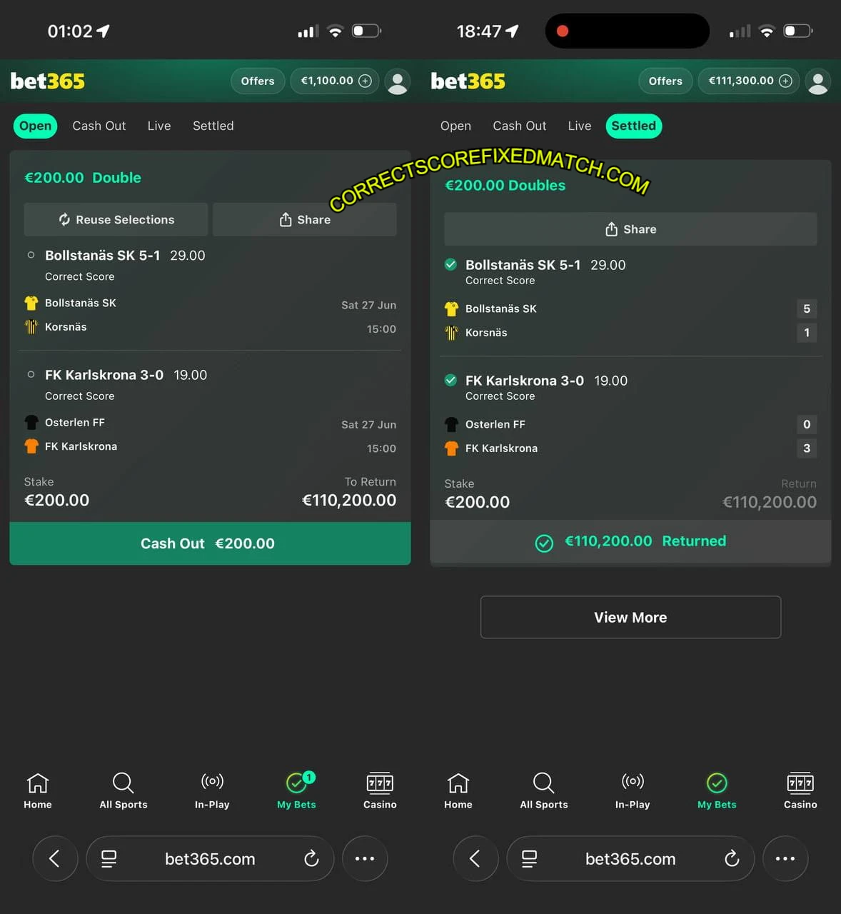 CORRECT SCORE MATCHES ON BET365 CORRECT SCORE MATCHES ON BET365