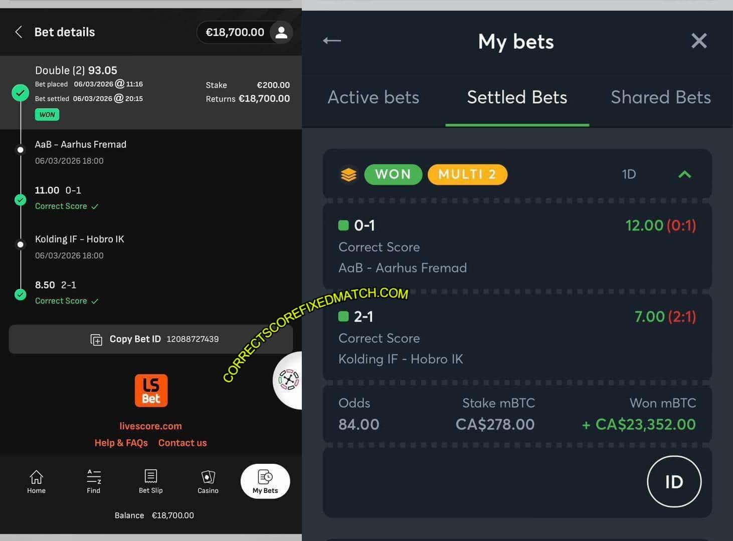 LIVESCORE BET FIXED MATCHES LIVESCORE BET FIXED MATCHES