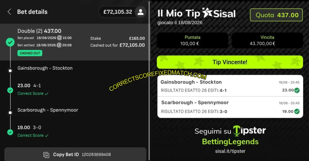 SISAL CORRECT SCORE MATCHES TIPS SISAL CORRECT SCORE MATCHES TIPS