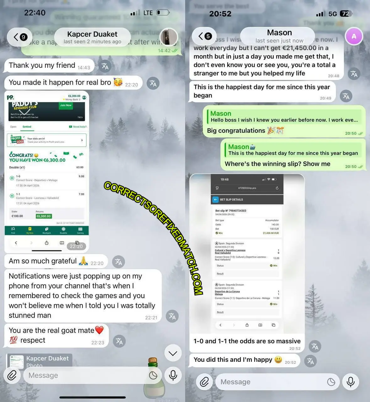 TELEGRAM CORRECT SCORE FIXED MATCH TELEGRAM CORRECT SCORE FIXED MATCH