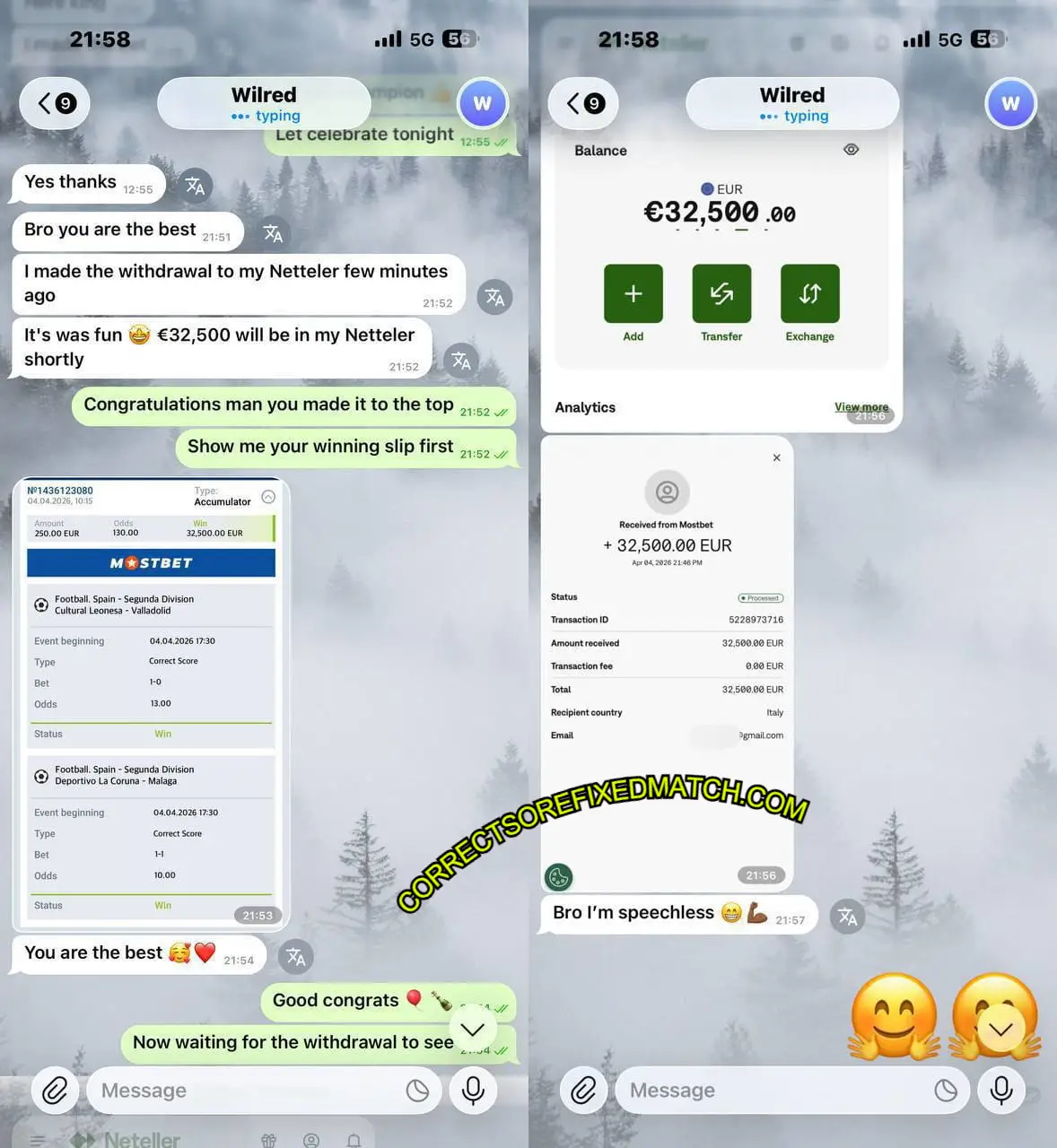TELEGRAM FIXED CORRECT SCORE TIPS TELEGRAM FIXED CORRECT SCORE TIPS