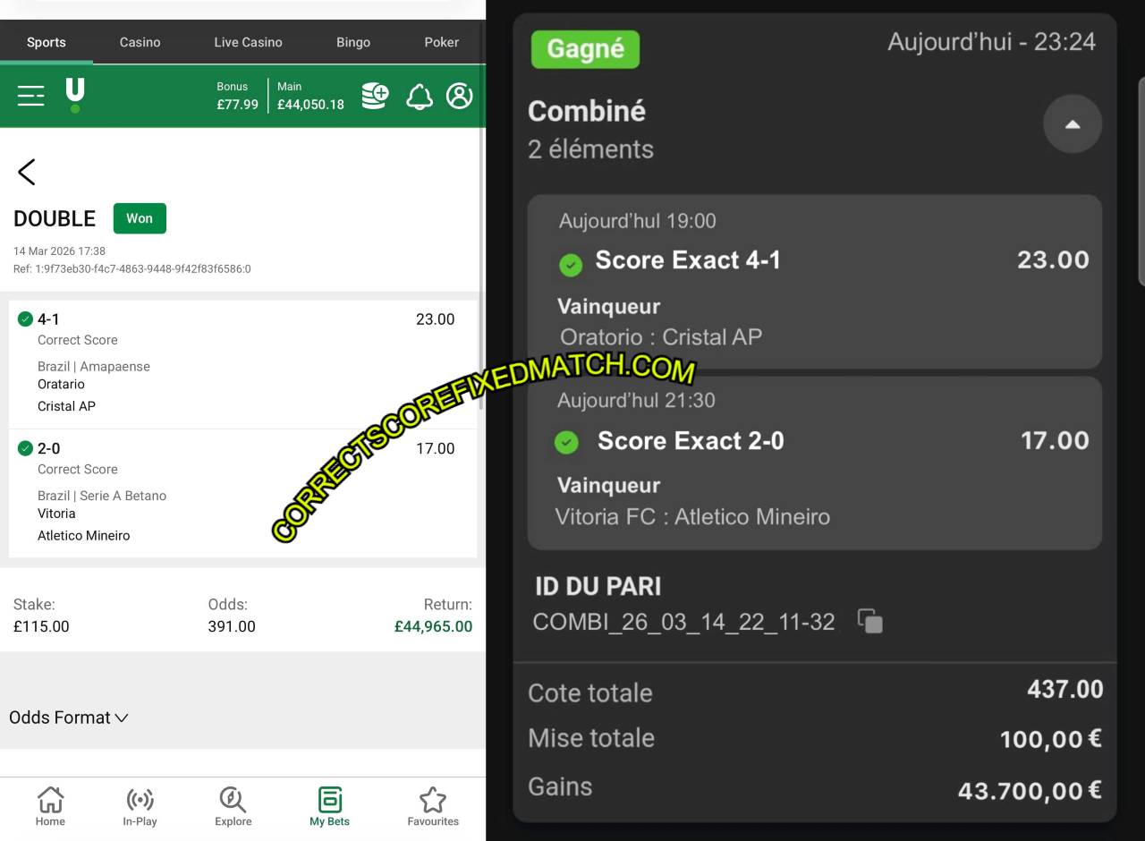 UNIBET CORRECT FIXED MATCHES TIPS UNIBET CORRECT FIXED MATCHES TIPS