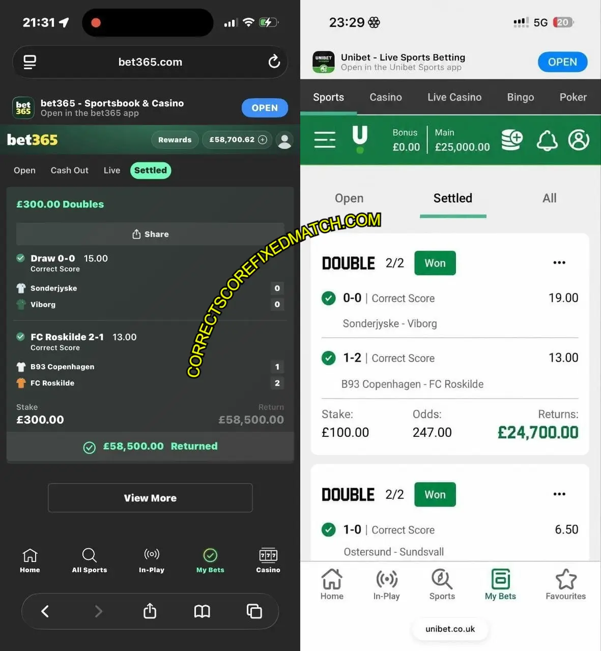 UNIBET CORRECT SCORE FIXED TIPS UNIBET CORRECT SCORE FIXED TIPS